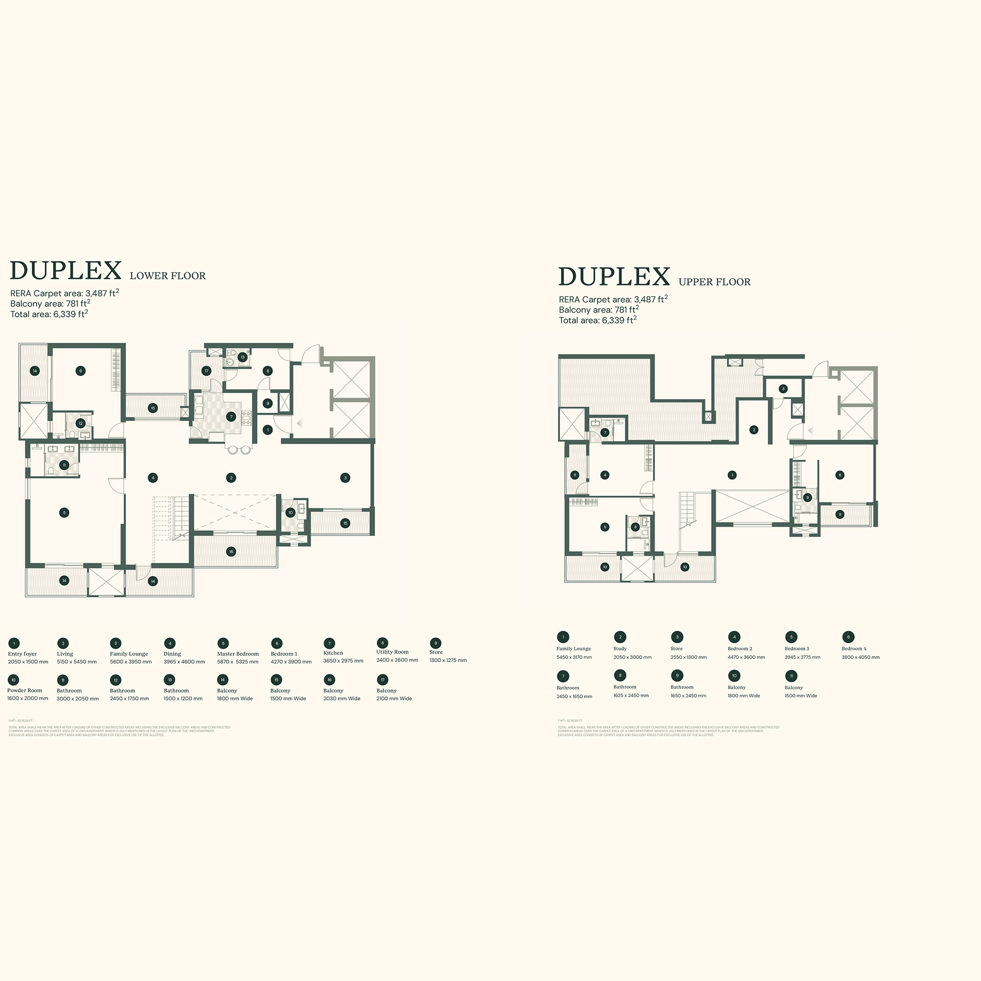 Max Estate 105 — Duplex Floor Plan