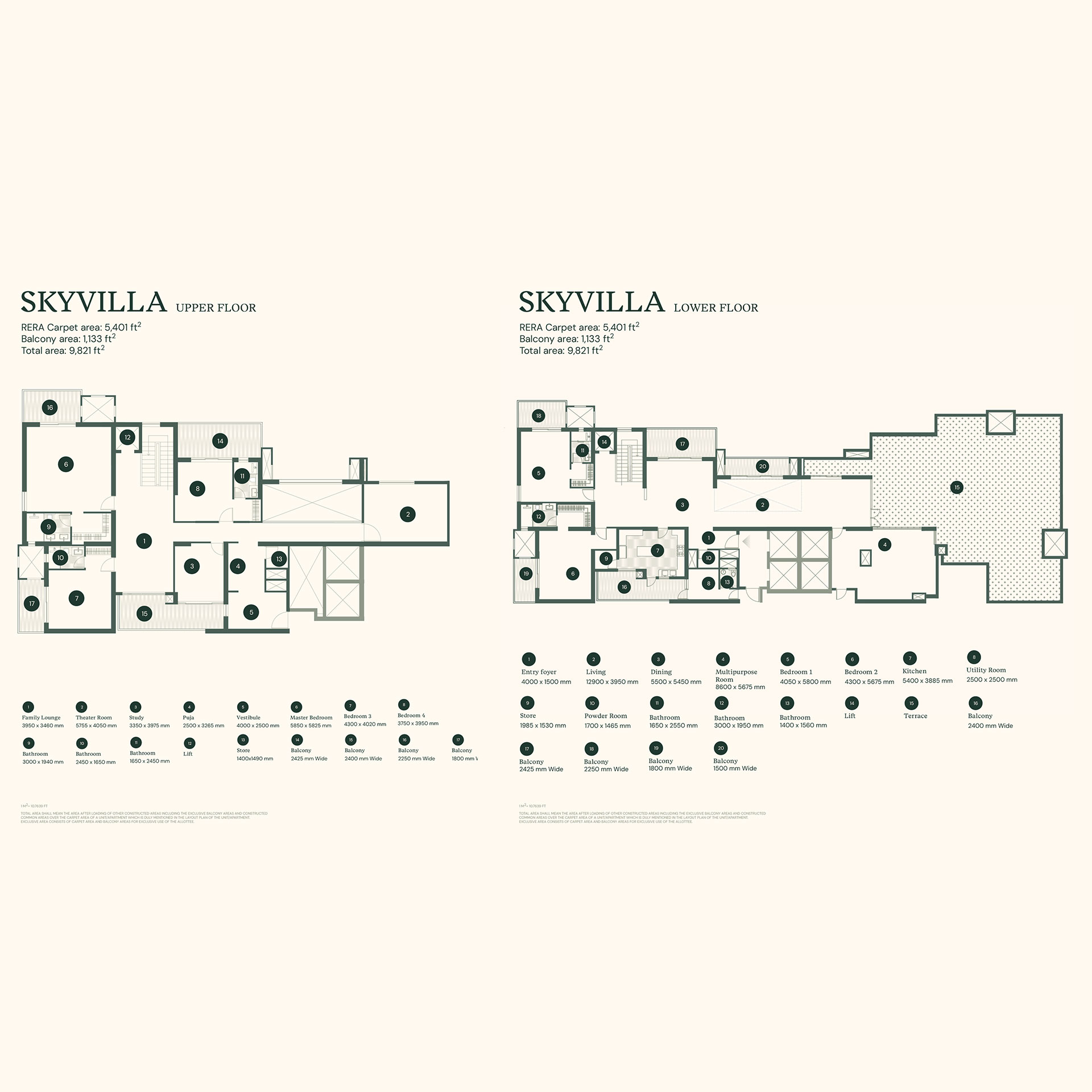 Max Estate 105 — Six Residence Formats, 4 Bedroom to Sky Villa