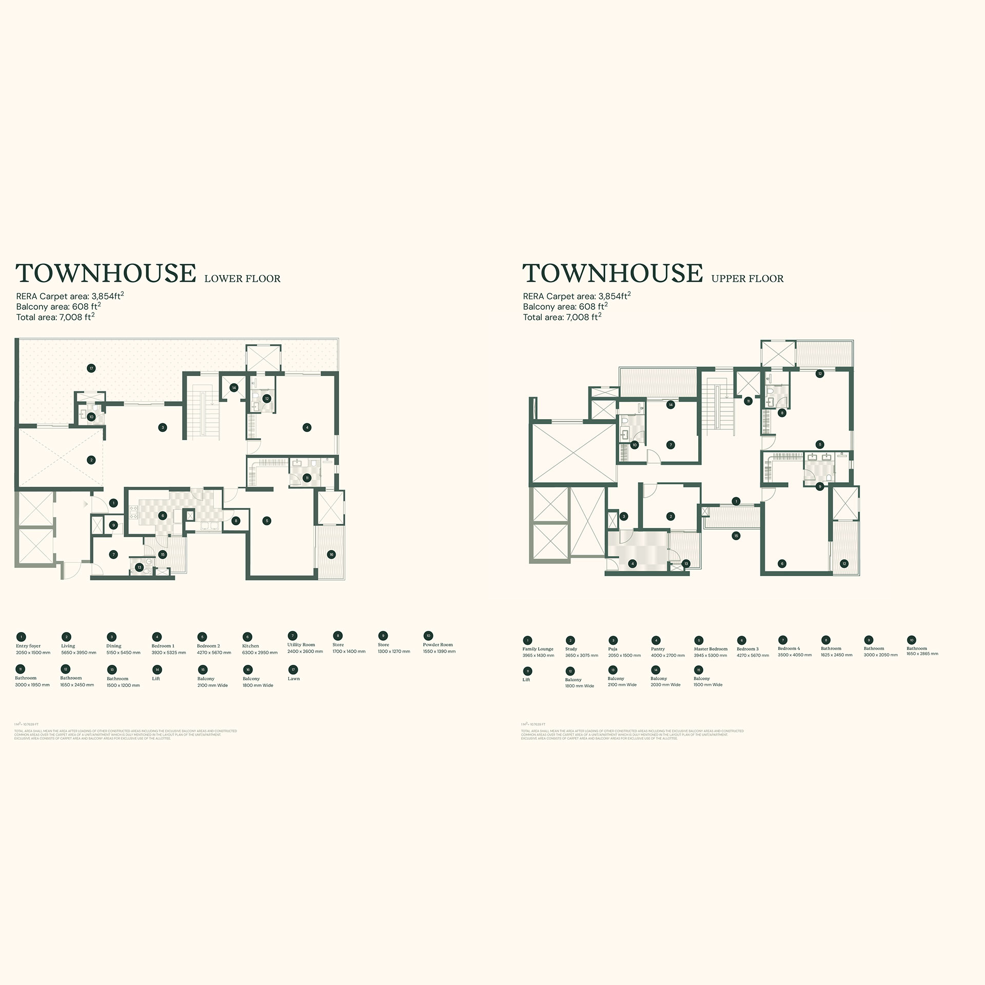 Max Estate 105 — Townhouse Floor Plan
